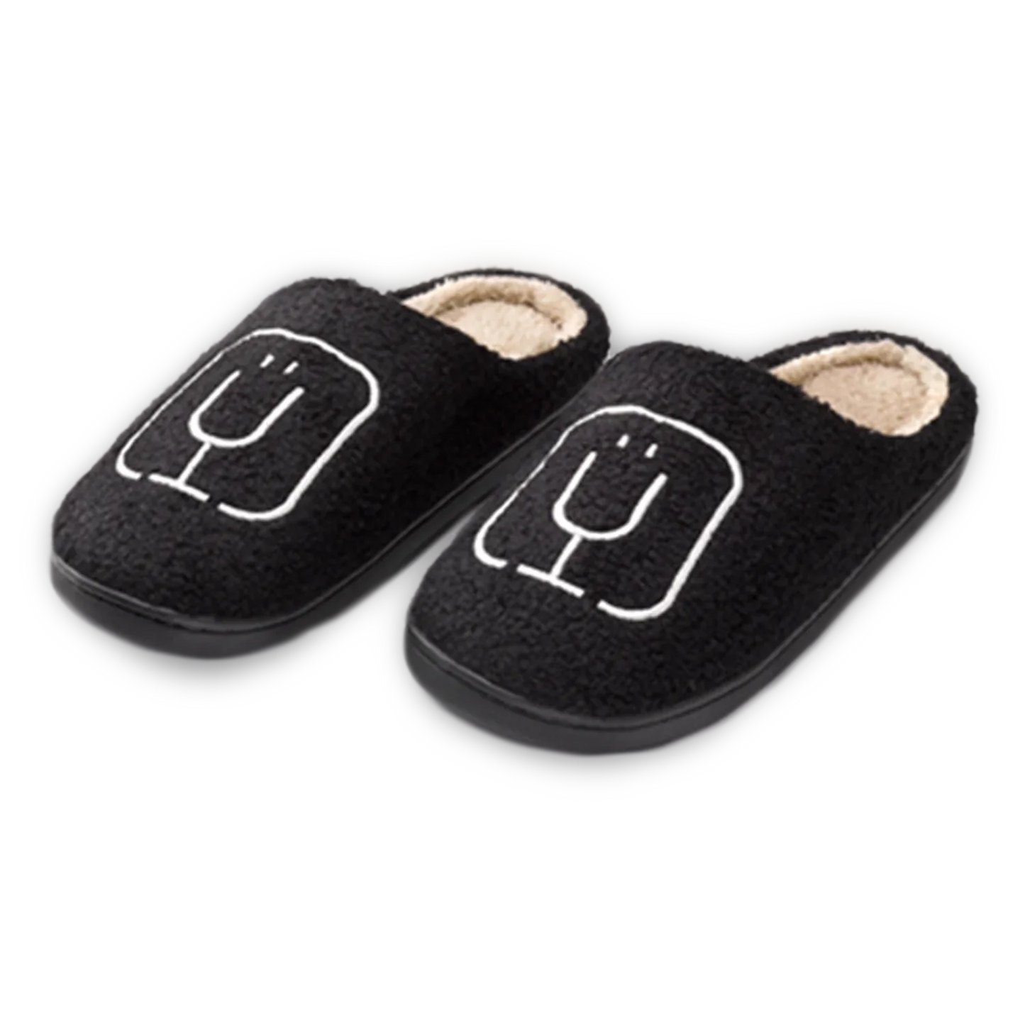 brumate-fuzzy-slippers-black-m8 apparel-slippers.webp